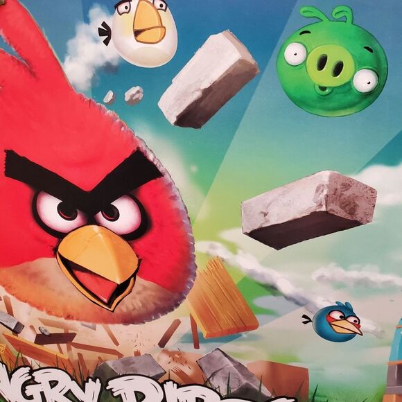 Angry Birds 2011 Poster 18x24 Great Condition Rovio Mobile, Ltd - Picture 9 of 10